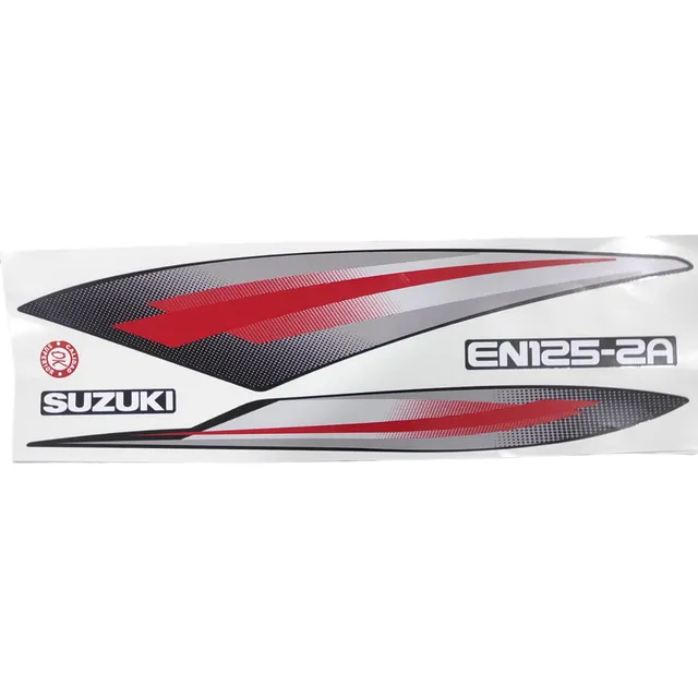 Kit Calcomanías Suzuki En 125cc - 2a Roja 