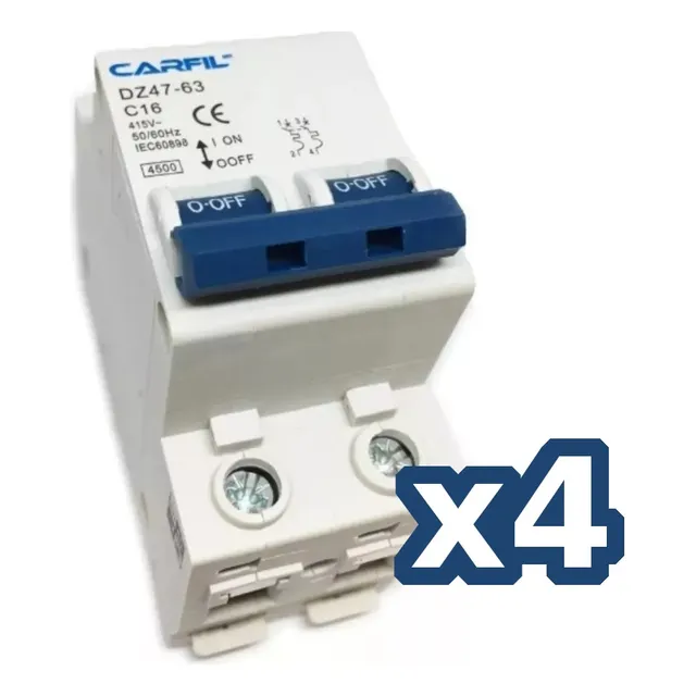 Llaves Termicas Bipolar Aprobadas Por Ute Y Ursea 32a X4