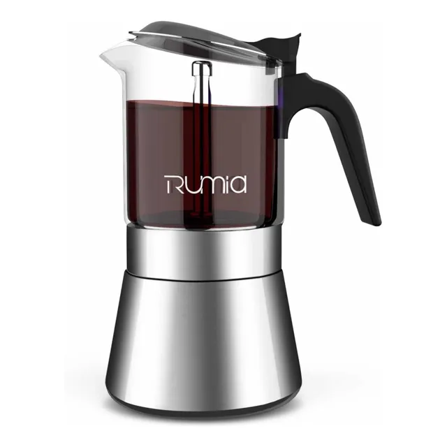 Cafetera De 6 Tazas Cristal Parte Superior