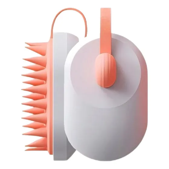 Cepillo Masajeador De Silicona Limpiador Para Cabello Ducha