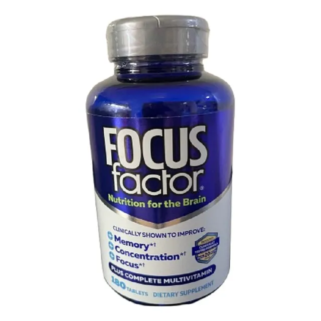 Focus Factor  180tabs    Synergy Sin Sabor