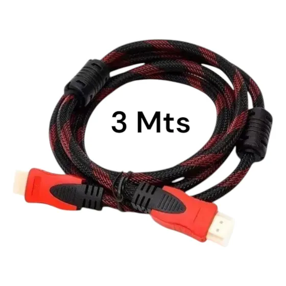 Cable Hdmi 3 Metros 1080 Hd Bluray 3d Ps3 Ps4 Full Hd
