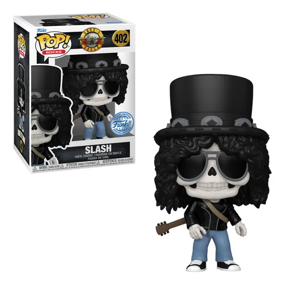 Funko Pop Slash #402 Pop! ¡Exclusivo de Rocks Guns N' Roses