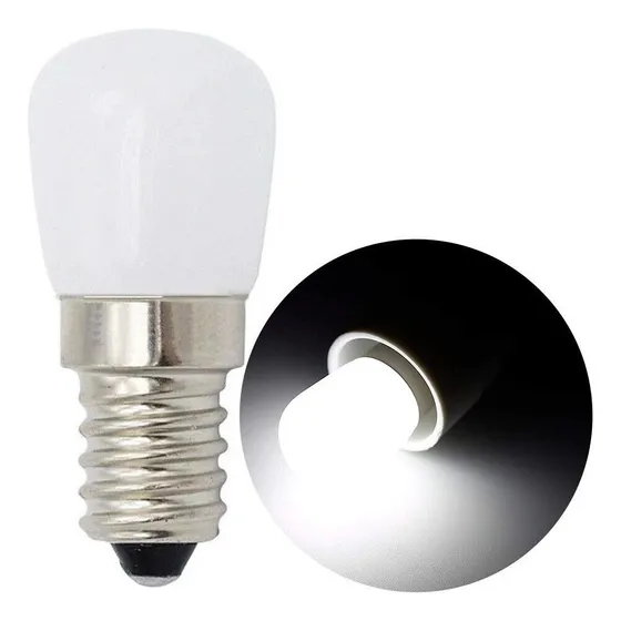 Lámpara Led E14 3w Heladera Maquina Coser - - Luz Blanca Fría