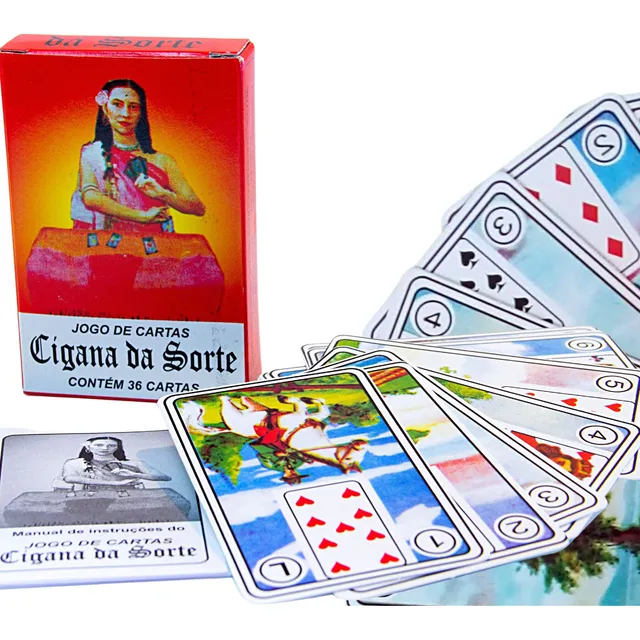 Tarot Cigano 36 Cartas Taro Magia Sorte +manual P Iniciantes