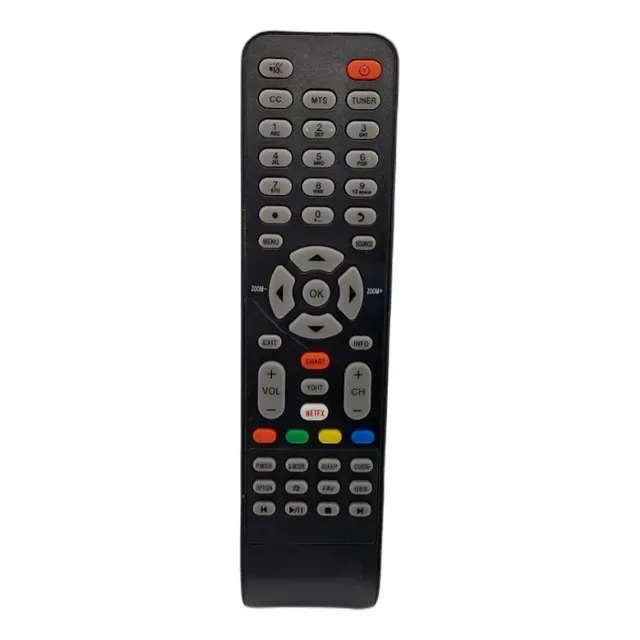 Control Remoto Genérico Master G Kioto Aiwa Smart Tv+pilas Negro