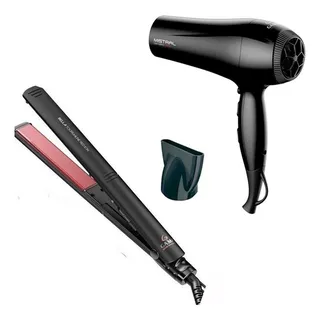 Combo Secador Pelo 2200w Profesional+planchita Pelo Gama Ion Combo Secador Pelo 2200w Profesional+planchita Pelo Gama Ion