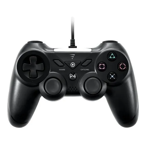 Control Alambrico Cx40 Voltedge Negro Para Ps3 Y Ps4
