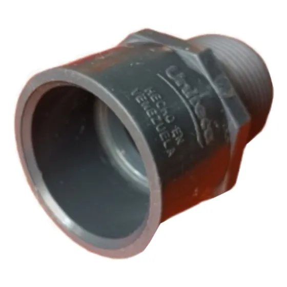 Adaptador Macho De Pvc Agua Fría 1 Pulgada Presión (2 Pack)