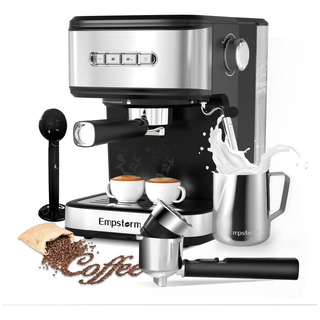 Cafetera Express 20 Bares 3 En 1 Con Espumador De Leche Cafetera Express 20 Bares 3 En 1 Con Espumador De Leche