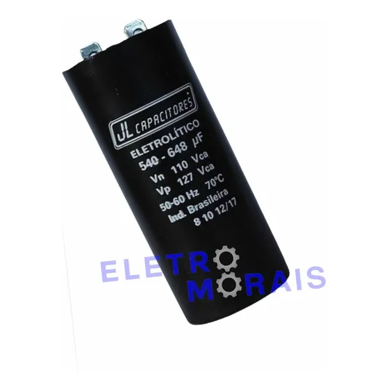 Capacitor De Partida Motores Monofásicos 110/220v 540-648uf