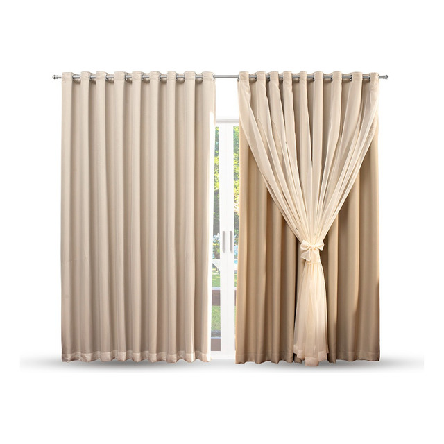 Cortina Blackout Com Voil Para Sala Quarto 2,80 X 2,30 Metro Cortina Blackout Com Voil Para Sala Quarto 2,80 X 2,30 Metro