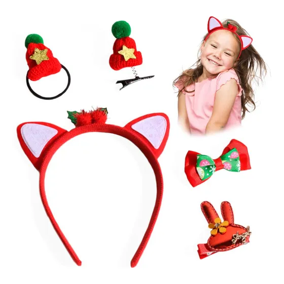 Set Accesorios De Cabello Vincha Para Niñas