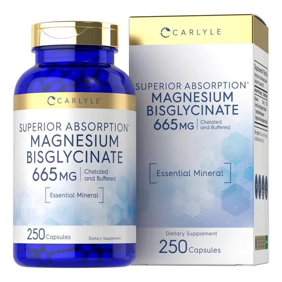 Suplemento De Bisglicinato De Magnesio Tamponado Carlyle 665