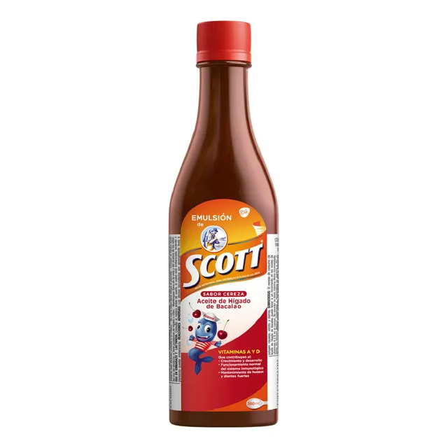 Aceite Hígado Bacalao Emulsión De Scott 360ml