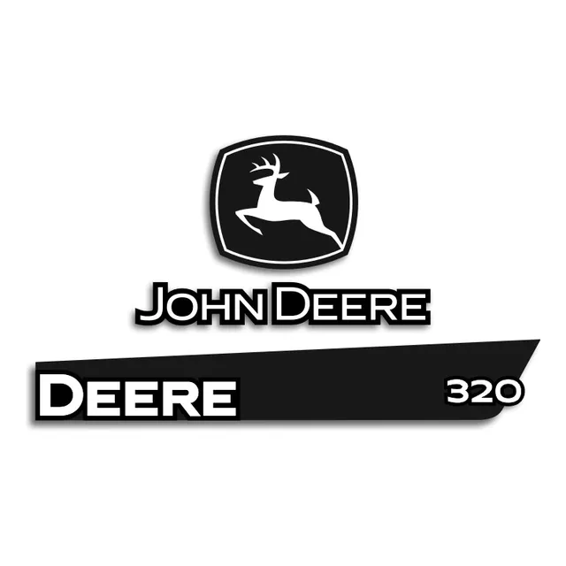 Calcomanias Para Minicargador John Deere 320d