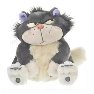 Figura De Felpa De Gato Cenicienta Lucifer De Disney, 25 Cm Figura De Felpa De Gato Cenicienta Lucifer De Disney, 25 Cm