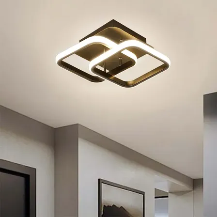 Luminária De Teto Moderna,3 Em 1 Lustre Led Para Quarto Sala