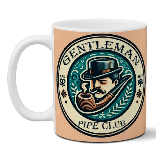 Taza De Cerámica Pipa Club Ideal Para Regalar Exclusiva 