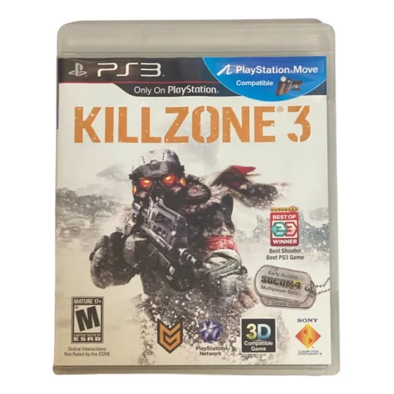 Jogo Ps3 Midia Fisica Killzone 3 - Seminovo