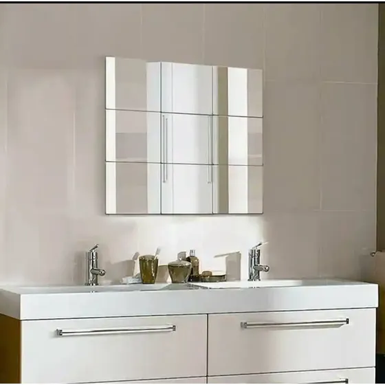 3 Espejos Adhesivo Flexible  Decorativo Pared Baño Sala
