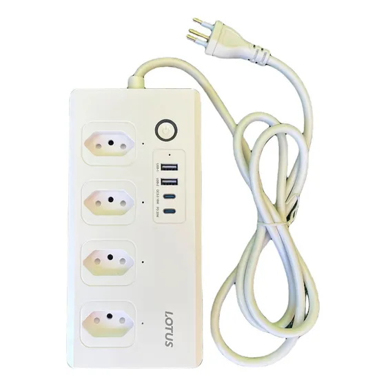 Filtro De Linha Tomadas Usb Mini Usb Wifi Smart Alexa Google