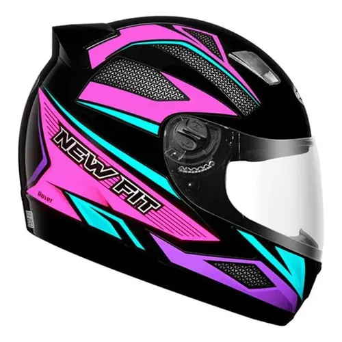 Capacete Fechado Jett Evo R3 Com Viseira Cristal +narigueira Cor
