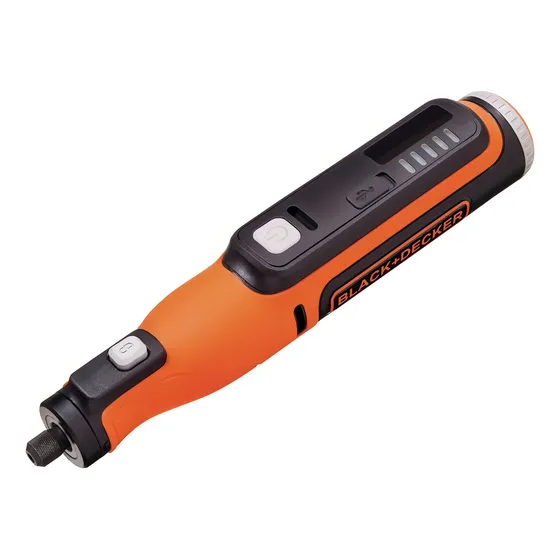 Mini Torno Inalámbrico Black + Decker 8v Con 35 Acc Bcrt8k35