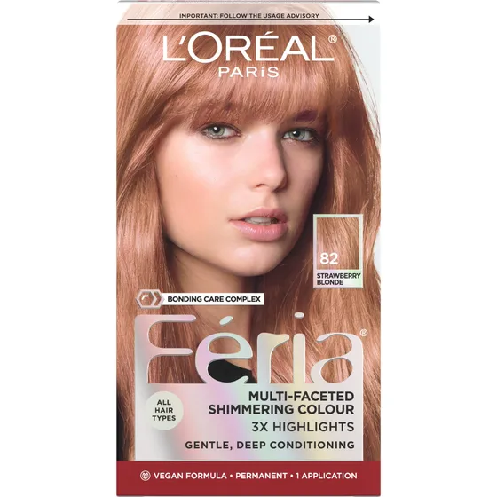 Kit De Tintura L'oreal Paris Feria 82 Strawberry Blonde