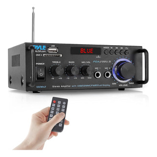 Amplificador Pyle , 2 Canales, 200w, 8 Ohms, Con Bluetooth Amplificador Pyle , 2 Canales, 200w, 8 Ohms, Con Bluetooth