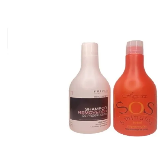 Remove Tira A Progressiva 550ml + Máscara Sos 3 Minutos 5oog