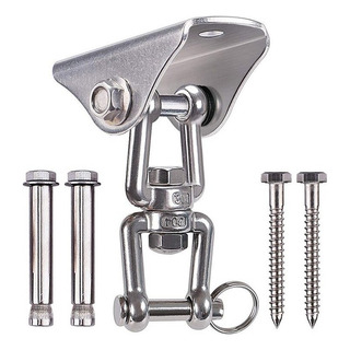 Suporte Teto Giratório Cadeira Balanço Rede Inox Cap. 400kg Suporte Teto Giratório Cadeira Balanço Rede Inox Cap. 400kg