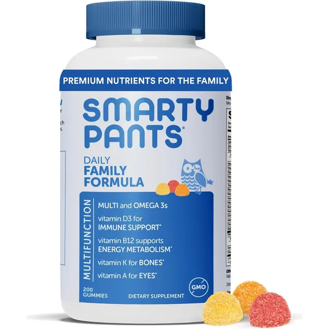 Fórmula Familiar Diaria Smarty Pants 200 Gomitas Frutas
