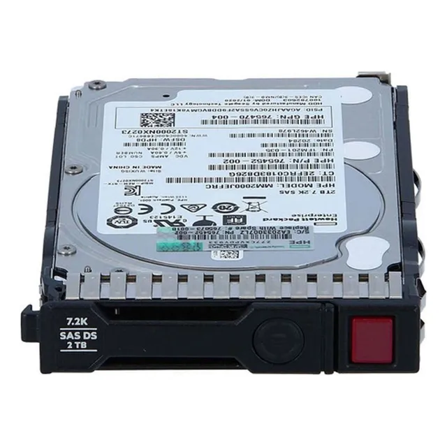 Disco Duro Sas 2tb Hp 2.5  12g 7.2k  Servidor Hp Sas G9 G10