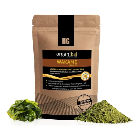 Wakame En Polvo X500gr Organikal