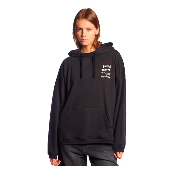 Canguro Volcom Lifestyle Mujer Gold Hour Negro Ras