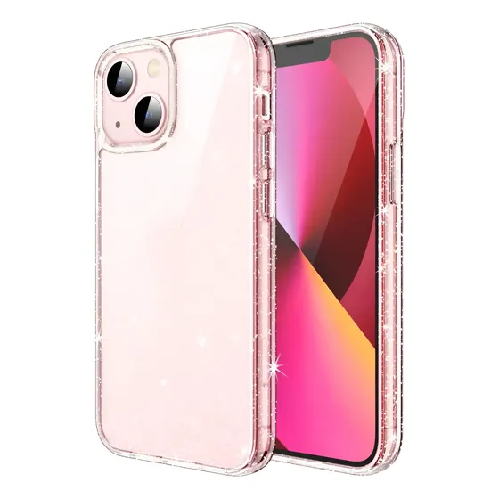 Capa Capinha Para Iphone 14 13 Glitter Brilho Acrílico