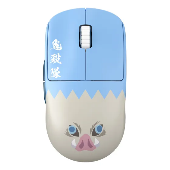 Mouse Gamer Pulsar X2v2 Medium Demon Slayer Inosuke 53g Cor Azul-celeste