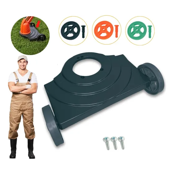 Adaptador Cortador Grama Com Rodas Para Aparador Corte Leve