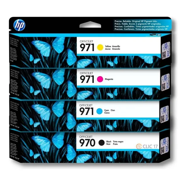 Pack 4 Cartuchos Hp 970 Y 971 Originales