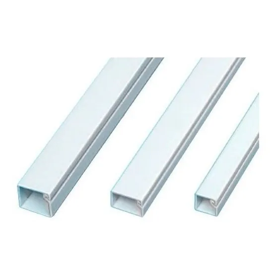 Canaleta Para Cable Adhesiva Pvc 10x10x2000 