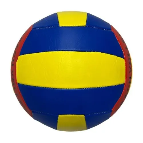 Pelota De Voley Tricolor Cuero Sintetico Cosida Beach Volley