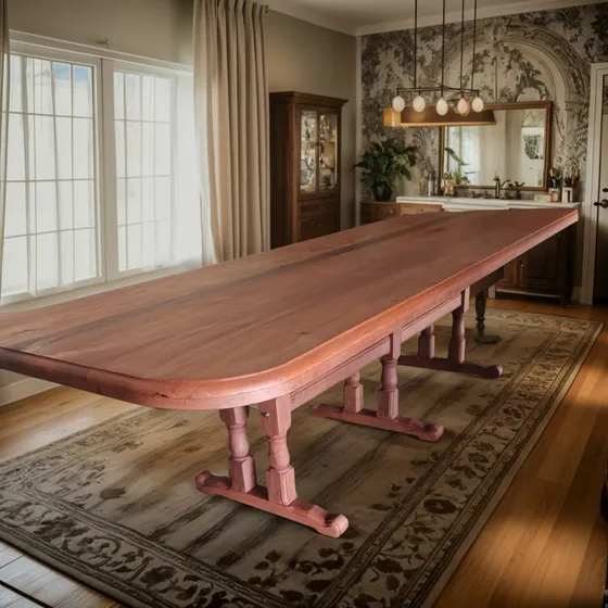 Mesa De 3 Metros Algarrobo Calidad Premium 