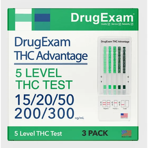 Drugexam Thc Advantage - Kit De Prueba De Orina De Marihuana