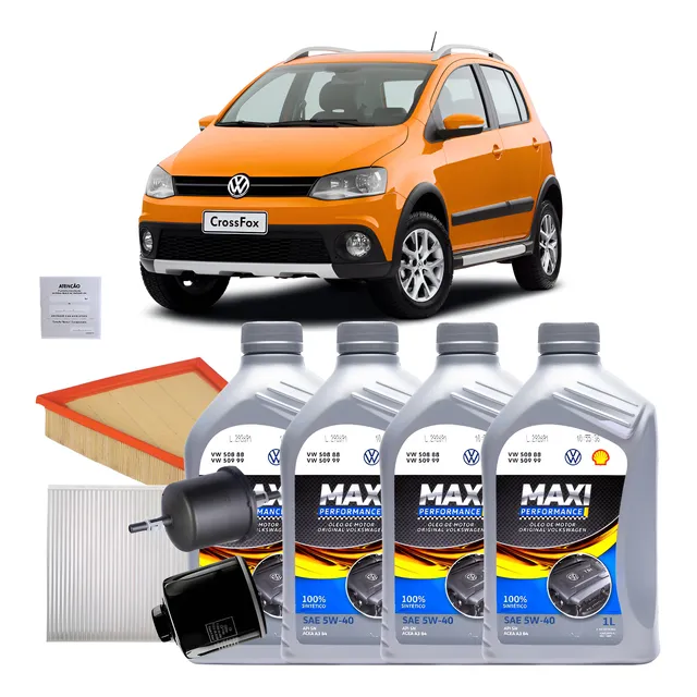 Kit Revisão Troca Oleo Motor Vw Crossfox Spacecross Spacefox