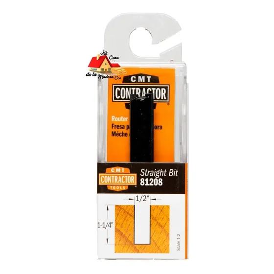 Fresa O Mecha Para Trompo O Router Cmt 81208 A.1/2  X 1-1/4 