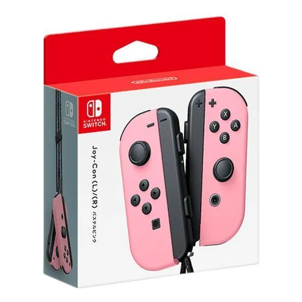 Control Nintendo Joy Con Rosado Pastel Color Rosa Pálido