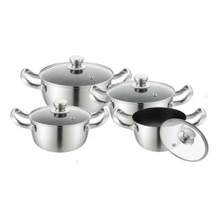 Bateria De Cocina Hot Spot Acero Inoxidable 4 Ollas Con Tapa Bateria De Cocina Hot Spot Acero Inoxidable 4 Ollas Con Tapa