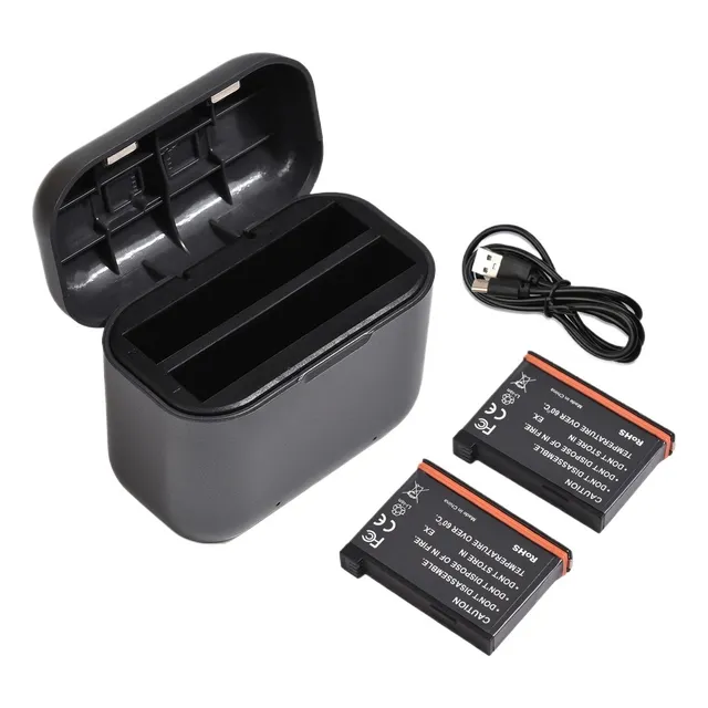 Baterías De Caja De Carga Con Cargador Insta360 Con Carga X3