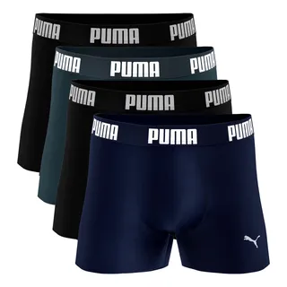 Kit 4 Cuecas Boxer Puma Poliamida Sem Costura Original Kit 4 Cuecas Boxer Puma Poliamida Sem Costura Original